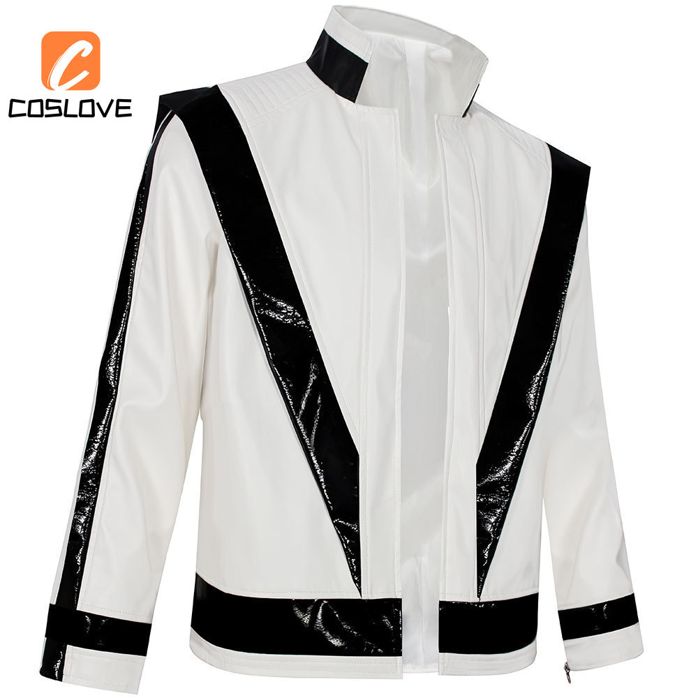 Áo khoác cosplay cổ điển Michael Jackson kiểu kinh dị, tay dài, phù hợp cho biểu diễn hàng ngày và trên sân khấu