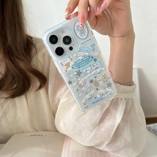 Ốp Lưng Cứng Tương Thích Với iPhone 13 14 14Pro 14ProMax 15 15Pro 15ProMax 16 16Pro 16ProMax 17 17Pro 17ProMax Ốp Họa Tiết Cinnamoroll
