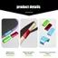 SAIA Pickleball Paddle Edge Protector, Kẹp bảo vệ cạnh trang trí hấp thụ sốc, Khối có trọng lượng cao cấp đầy màu sắc Phù hợp cho khóa 16mm Thay thế vật tư đào tạo