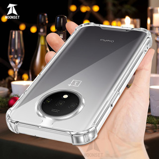 Dành Cho OnePlus 7T Ốp điện thoại Pha Lê Trong Suốt Cứng Chống Sốc 4-Corner Vỏ Mỏng Mỏng Chống Sốc