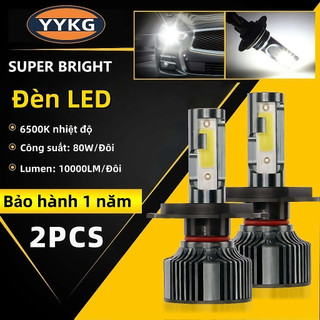 chất lượng cao 2 Bóng Đèn Cos / Đèn Pha led H4 H7 H11 9005 9006 80W 20000LM Thiết Kế Nhỏ Gọn Chuyên Dụng Cho Xe Hơi