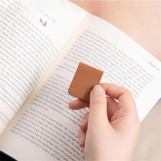 Kẹp tiền từ tính SPEETTY, Dấu trang từ tính tự làm thanh lịch, Hình chữ nhật bằng da Sách theo dõi đọc sách