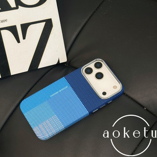 Bảng màu Vỏ điện thoại từ tính họa tiết Kevlar thích hợp cho iPhone 17 ProMax họa tiết sợi carbon Vỏ bảo vệ PC 16 / 15 / 14 tản nhiệt siêu mỏng bao gồm tất cả các trường hợp