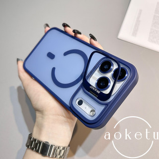 Vỏ ống kính khung vô hình 17 vỏ bảo vệ thích hợp cho iPhone 16 Promax Apple 15 Pro Vỏ điện thoại từ tính 14 Cặp đôi 13 mờ chống rơi bìa cứng