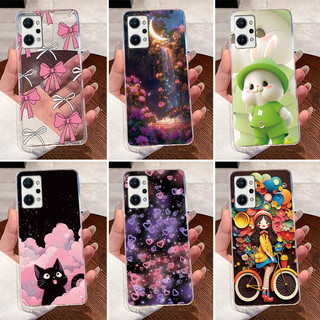 Ốp Lưng TPU Mềm Cho OPPO Reno 7A 9A Phiên Bản Nhật Bản Sang Trọng Dễ Thương Thỏ Tình Yêu Ngộ nghĩnh Trong Suốt Silicon Bảo Vệ Điện Thoại Mặt Sau Vỏ