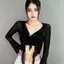 Khăn khiêu vũ NICOLOO Jazz, với Sequins Khăn quàng cổ Hip-hop dạo phố, Thắt lưng Harajuku Y2K xuyên thấu eo cao