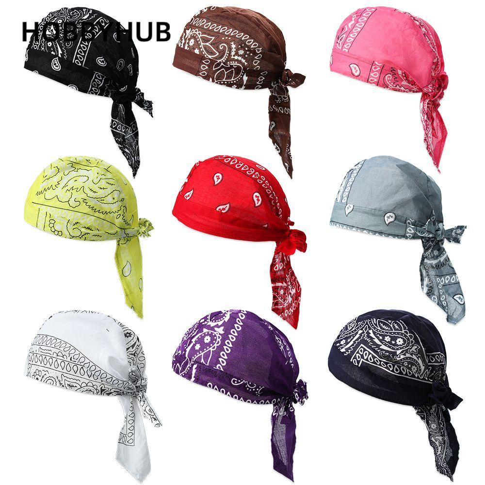 Mũ Cướp Biển Thể Thao Cotton Co Giãn - Khăn Trùm Đầu Bandana Phù Hợp Ngoài Trời