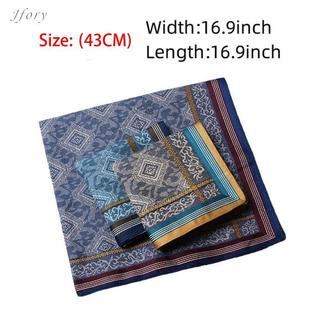 3x Khăn tay nam Cotton Hankies Jacquard Hanky Pocket Square cho đám cưới