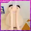 E-WOITD Kawaii Cat Sang Trọng Đồ Chơi Bapa Dễ Thương Dung Tích Lớn Thú Nhồi Bông Túi Hoạt Hình Sang Trọng Mèo Bapa Trẻ Em Quà Tặng Sinh Nhật E-WOITD