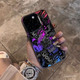 Ốp điện thoại sáng tạo Phim hoạt hình Graffiti đầy màu sắc Thích hợp cho iPhone 11promax 12promax 13promax 11 12 13 14 15 16 17 pro max xs xr 14plus Vỏ bảo vệ chống trượt chống sốc