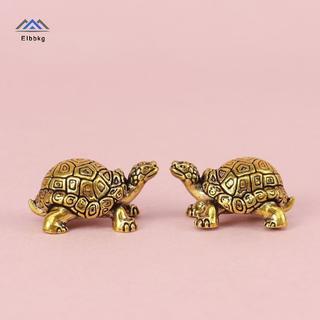 ELBBKG Đồng Nguyên Chất Rùa Tượng Vintage Đồng Rùa Tượng Để Bàn Phong Thủy Trang Trí Thu Nhỏ Trà Cổ Thú Cưng Thủ Công Quà Tặng Mới