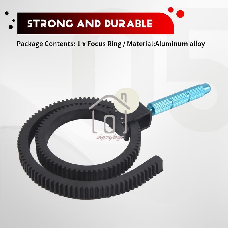 Vòng lấy nét, Zoom Ring Zoom Gear Focus với tay cầm hợp kim nhôm Tương thích với máy ảnh SLR kỹ thuật số