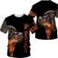 Áo Thun 3D Rottweiler Pit Bull Ngộ Nghĩnh Dành Cho Nữ Và Trẻ Em, Phù Hợp Tập Gym Thể Thao