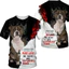 Áo Thun 3D Rottweiler Pit Bull Ngộ Nghĩnh Dành Cho Nữ Và Trẻ Em, Phù Hợp Tập Gym Thể Thao