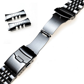 Cao Cấp 3D Cut - Jubilee Cong End Dây Đồng Hồ Thép Không Gỉ Chắc Chắn 20mm 22mm 7-Link Vít Liên Kết Có Thể Điều Chỉnh Dây Đeo Đồng Hồ Kim Loại Vòng Tay Cho Nam Thể Thao Lặn Diver
