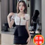 Massage trị liệu chân Bộ quần yếm tắm chân gợi cảm spa tắm hơi Massage Quần yếm làm đẹp Quần áo kỹ thuật viên tắm chân