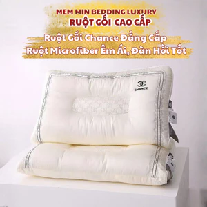 Đôi Ruột Gối Ruột Gối Bông Microfiber êm ái, đàn hồi tốt giúp làm giấc ngủ ngon hơn (2 chiếc ) - MemMinbedding