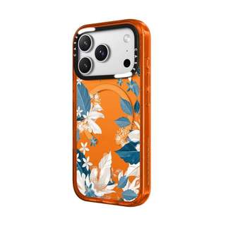 CASECASE X Hoa Trong Giấc Mơ Cam / Đỏ / Perri Tím Kẹo Bộ Sưu Tập Màu Sắc Trong Suốt Cứng Hút Từ Tính Tác Động Dành Cho Apple IPhone 13 14 15 16 17Pro Max Plus Có Hộp