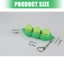 NAMA Nhựa Đậu Đáng Yêu Fidgets Móc Khóa Sáng Tạo Mô Phỏng Pea Móc Chìa Khóa Phụ Kiện Điện Thoại Và Giảm Lo Âu