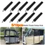 NKSFX 1 / 5 Cái Móc Tán Chống Gió, Móc Tán Xe Đạp Điện Nhẹ Co Giãn, Móc Che Nắng Đa Năng Bằng Kim Loại Trượt