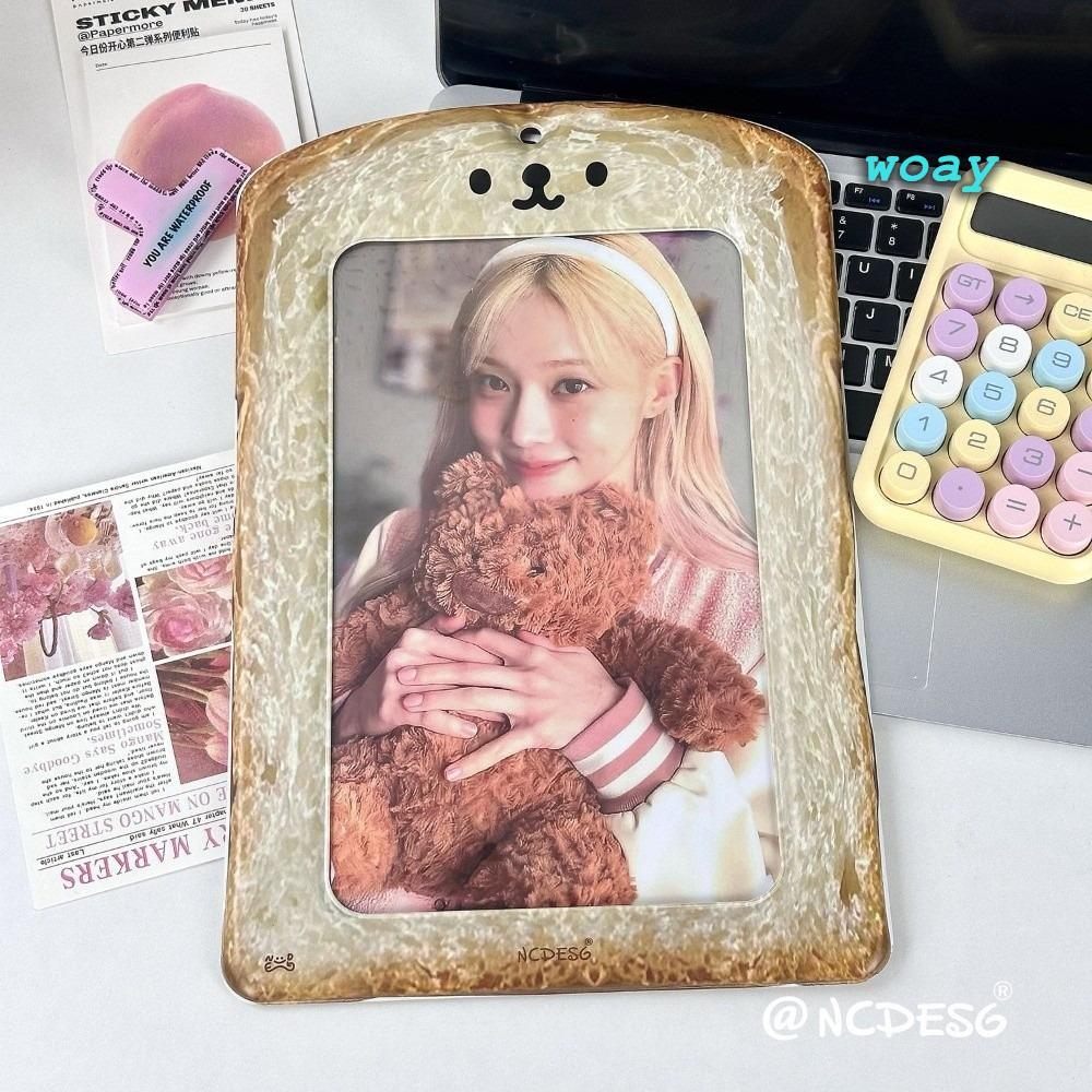 Giá đỡ Photocard WOAY, Vỏ bảo vệ hình ảnh thần tượng Hàn Quốc A4, Hộp đựng thẻ ảnh đầy màu sắc PVC khổng lồ hợp thời trang dành cho người hâm mộ