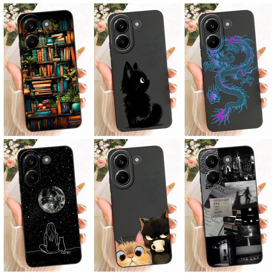 Thiết Kế Thời Trang Thẩm Mỹ Mèo Rồng Ốp Lưng Điện Thoại Xiaomi Poco X8 Pro PocoX8 Pro Max Vỏ Silicon Mềm Chống Sốc