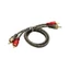 Niki Heavy Duty 2 Nam Đến 2 Nam Khuếch Đại Cáp Âm Thanh 2RCA Cáp Chia Âm Thanh Dây Âm Thanh Cho Khuếch Đại Âm Thanh Xe Spe
