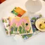 Alas Meja Leather Placemat Nordic Floral Dining Table Mat Waterproof Pelapik Pinggan Mangkuk Estetik Tea Party Deco Pad