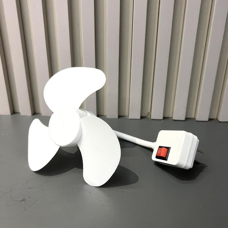 Quạt ba cánh nhỏ E27 và giao diện USB Quạt 3 cánh có phích cắm phù hợp cho nhà ở, văn phòng, ký túc xá, nhà bếp