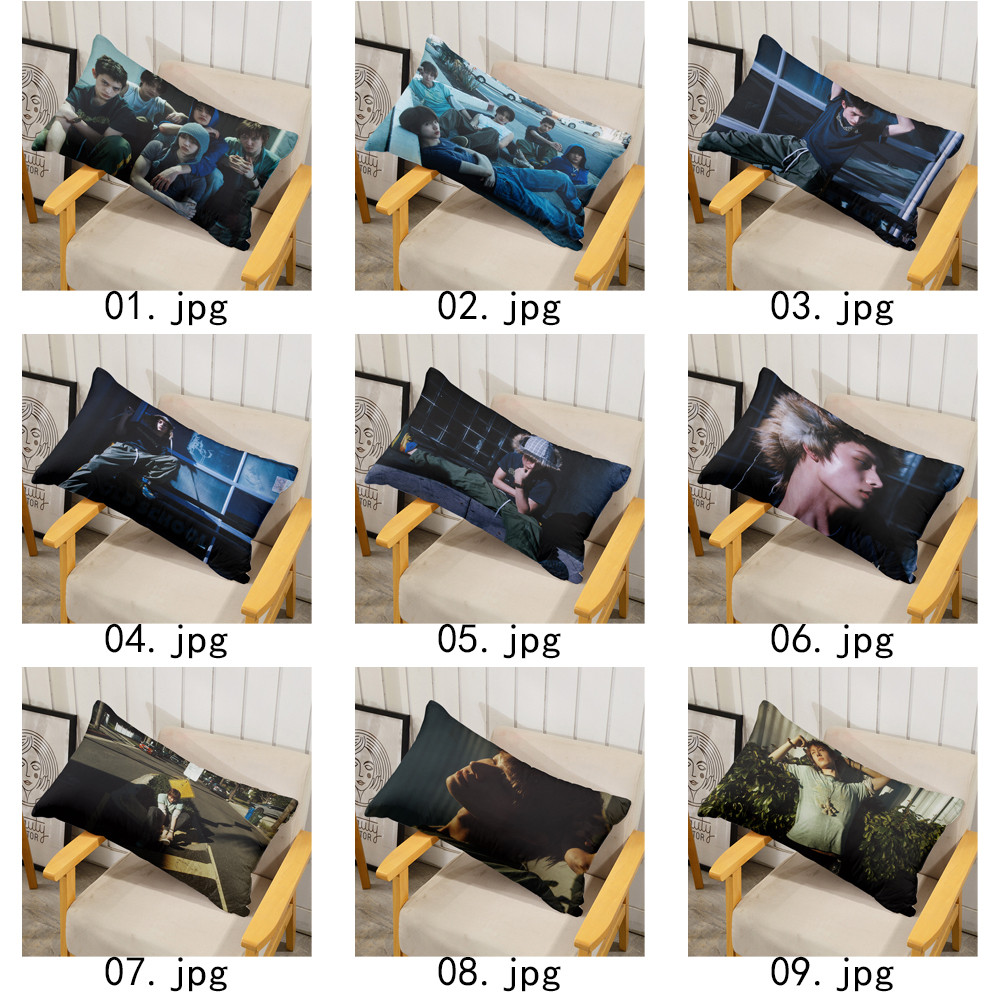 Vỏ Gối Kpop CORTIS Vỏ Gối Polyester Hình Chữ Nhật Một Mặt, Máy Có Thể Giặt Được, Thích Hợp Cho Giường Sofa Trang Trí Phòng Khách (Không Bao Gồm lõi)