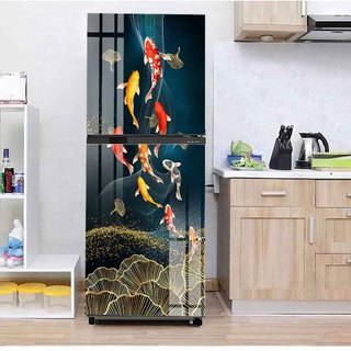 Decal có keo dán tủ lạnh siêu bền chống thấm nước