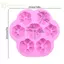 Ge Silicone Cat Paw Khuôn Socola Thanh Lịch Khuôn Làm Bánh Quy Để Nướng Chống Dính Chó Điều Trị Khuôn Thích Hợp Cho Lò Vi Sóng n