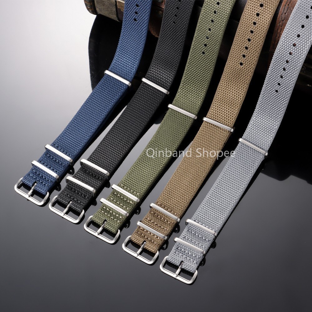 NATO Nylon Vải Dây Đeo Đồng Hồ Cho SEIKO Diver Phong Cách Quân Sự Dệt Dệt Đồng Hồ Dây 20 Mm 22 Mm Vòng Thay Thế Nam Nữ