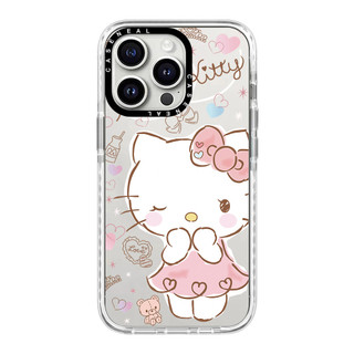 Ốp điện thoại gương màu hồng CASENEAL Kitty chất lượng cao Thích hợp cho iPhone 17ProMax 17pro 17 air 16promax 16 15promax 15 14promax 13 13promax Ốp lưng cứng chống rơi thời trang