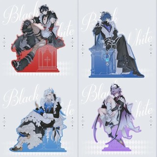 Mô hình Standee anime Genshin Impact Wriothesley Kaeya Neuvillette trang trí bàn học decor quà tặng fan game
