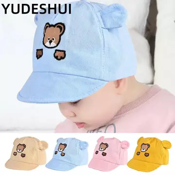 Mũ bóng chày YudhUI cho bé, Mũ có thể điều chỉnh Mũ chống nắng hoạt hình, Mũ đạt đỉnh cho trẻ em Bé trai Bé gái Mũ che nắng Mũ che nắng Mũ lưỡi vịt Mùa xuân hè