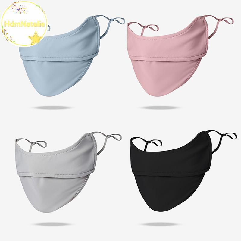 Khăn mặt lụa thông thoáng, chống tia UV, tiện lợi cho việc lái xe - Natalie