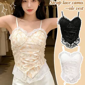 Áo Corset định hình eo có thể điều chỉnh với áo ngực tích hợp, đồ lót ren kiểu Pháp Không cần đồ lót, thoáng khí thân thiện với da cho nữ, 1 / 2 / 3 chiếc