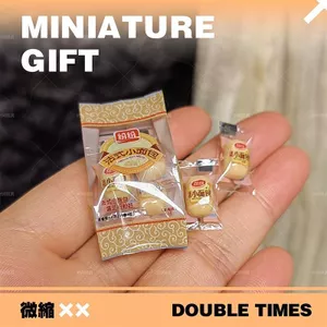 Giả Không Thể Ăn Bánh Mì Nhỏ Thụy Sĩ Cuộn Đồ Ăn Nhẹ Thu Nhỏ Cảnh Trang Trí Nhà Mini Cho Bé Nhà Chơi OB114.17