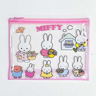 Miffy Rabbit Series Túi Lưới Giá Trị Cao Anime Túi Văn Bản Sinh Viên Lưu Trữ Tiện Lợi Trường Thẻ Ví Đựng Tiền Xu         20260417