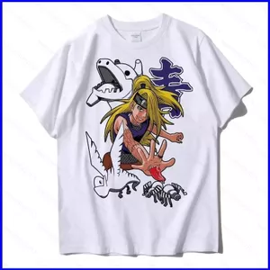 Áo thun ngắn tay Naruto Deidara Akatsuki chất liệu mềm mại, thoải mái - Phù hợp cho mùa hè
