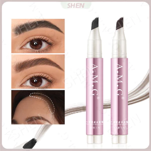 Bán chạy AMG Multi-velvet Bút chì kẻ mày chống thấm nước Chống mồ hôi Tự nhiên mịn màng Lông mày hoang dã