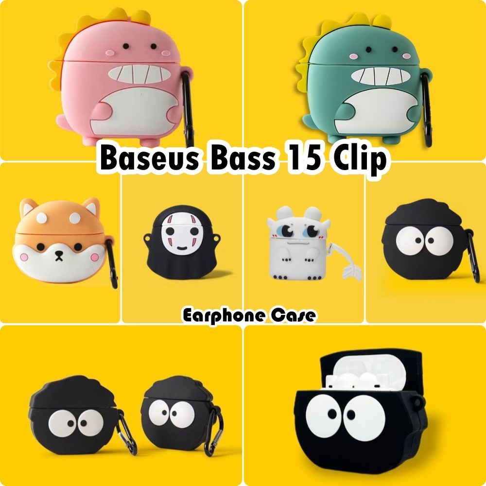 [Ngôi sao tương lai] Dành cho vỏ kẹp Baseus Bass 15 Vỏ tai nghe silicon mềm hoạt hình Anime
