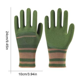 FEIYING Găng tay làm vườn1 đôi chống thấm nước chống trượt chống đâm xuyên cao su bền cho nam nữ làm vườn, trồng cây, cắt tỉa hoa