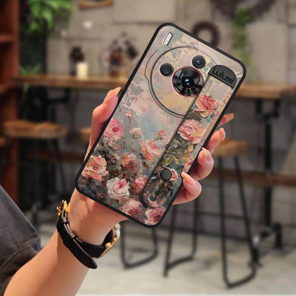 Ốp điện thoại di động trưởng thành Ốp điện thoại cho ZTE Nubia Z60S Pro Giá đỡ điện thoại silicon Bảo vệ màu trơn Vỏ mềm chống bụi bẩn Ốp lưng chống thấm nước Tranh tay áo