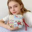 Ví đựng tiền xu FAVORITEGOODS, Túi đựng khăn ăn vệ sinh có dây kéo Mini, Túi đựng trang điểm dung tích lớn di động hoạt hình dễ thương Mỹ phẩm, tai nghe, v.v.