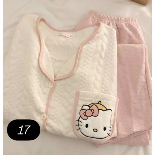 BỘ NGỦ PIJAMA CHẦN BÔNG MẪU MỚI 21 MẪU ( M11-M21 )