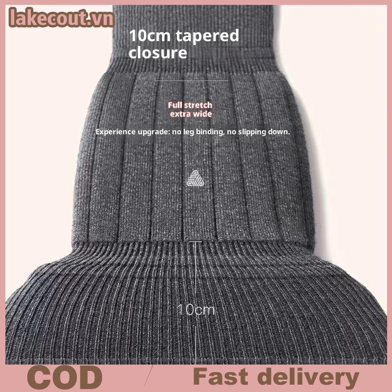 Cặp len kneepad đen/xám chất lượng cao cashmere, bảo vệ và giữ ấm đầu gối hiệu quả