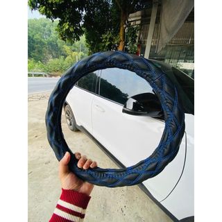 Bọc vô lăng XUẤT NHẬT da lộn dành cho xe ô tô, xe tải đủ size từ 38 - 45cm