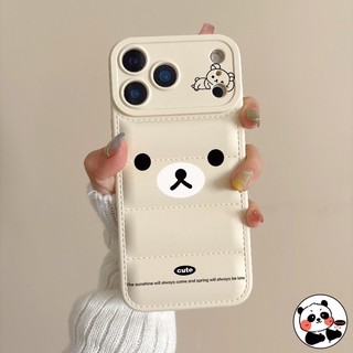 Vỏ áo khoác gấu dễ thương cho Realme 14 14X 13 11 10 Pro Plus Lite Pro + 5G 4G Vỏ điện thoại mềm chống sốc màu kẹo Rilakkuma